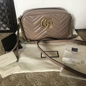 Gucci Marmont Matelasse Shoulder Bag